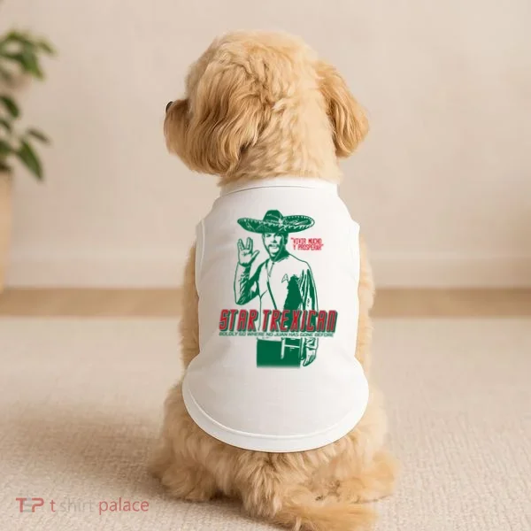 Star Trexican Funny Mexican Parody Prosperar Doggie Tank