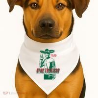 Star Trexican Funny Mexican Parody Prosperar USA-Made Doggie Bandana thumb 1