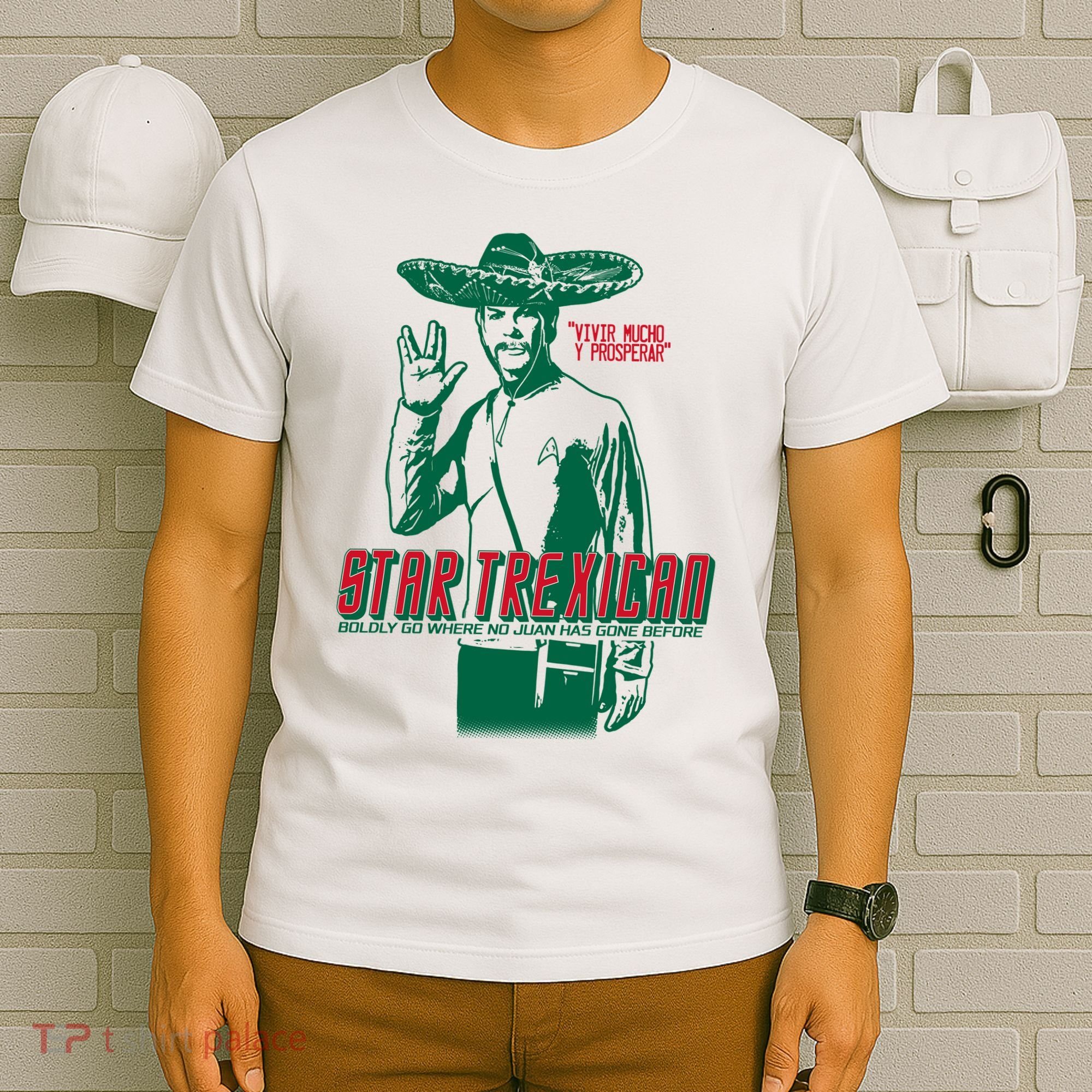 Star Trexican Funny Mexican Parody Prosperar T-Shirt
