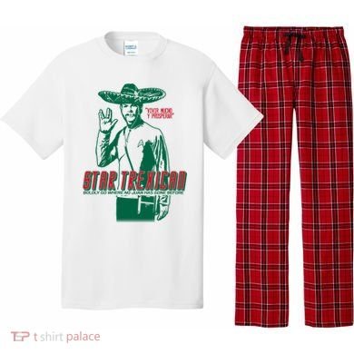 Star Trexican Funny Mexican Parody Prosperar Pajama Set