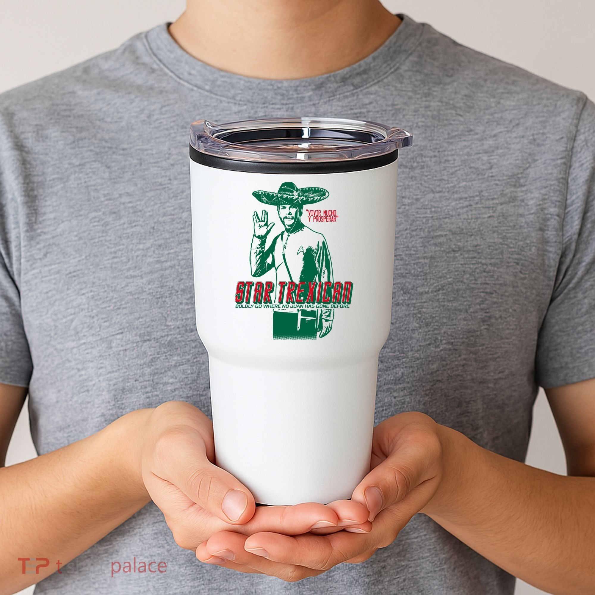 Star Trexican Funny Mexican Parody Prosperar Tumbler