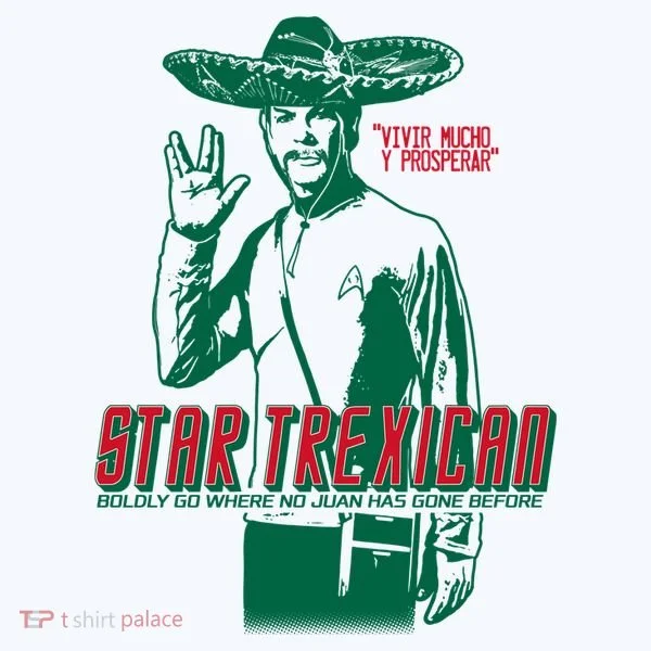 Star Trexican Funny Mexican Parody Prosperar Ornament