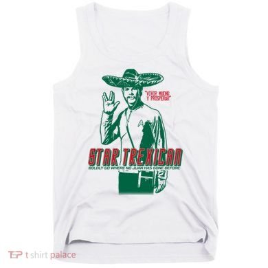 Star Trexican Funny Mexican Parody Prosperar Tank Top