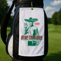 Star Trexican Funny Mexican Parody Prosperar Golf Towel thumb 2