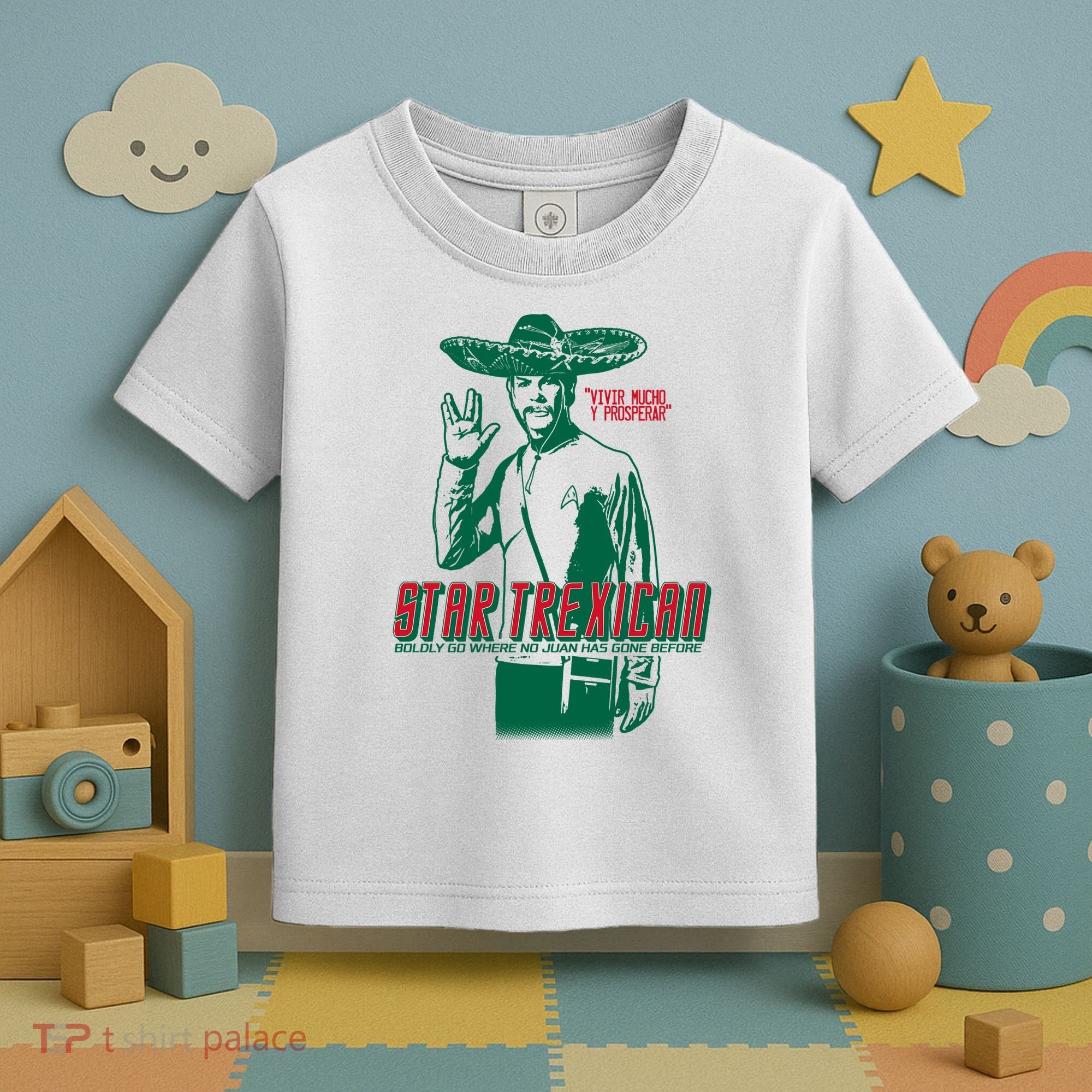 Star Trexican Funny Mexican Parody Prosperar Toddler T-Shirt