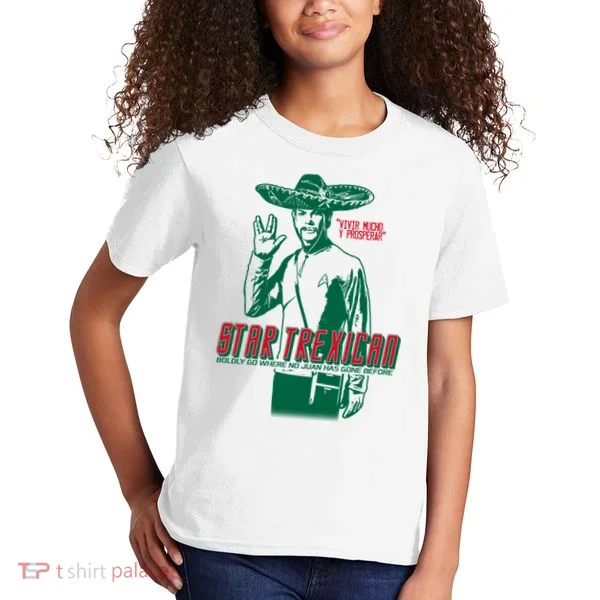 Star Trexican Funny Mexican Parody Prosperar Kids T-Shirt
