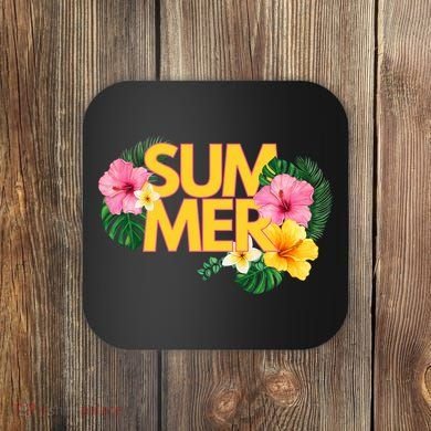 Summer Tropical Floral Coaster