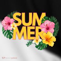 Summer Tropical Floral Toddler Fine Jersey T-Shirt thumb 2