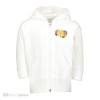 Summer Tropical Floral Toddler Zip Fleece Hoodie thumb 0