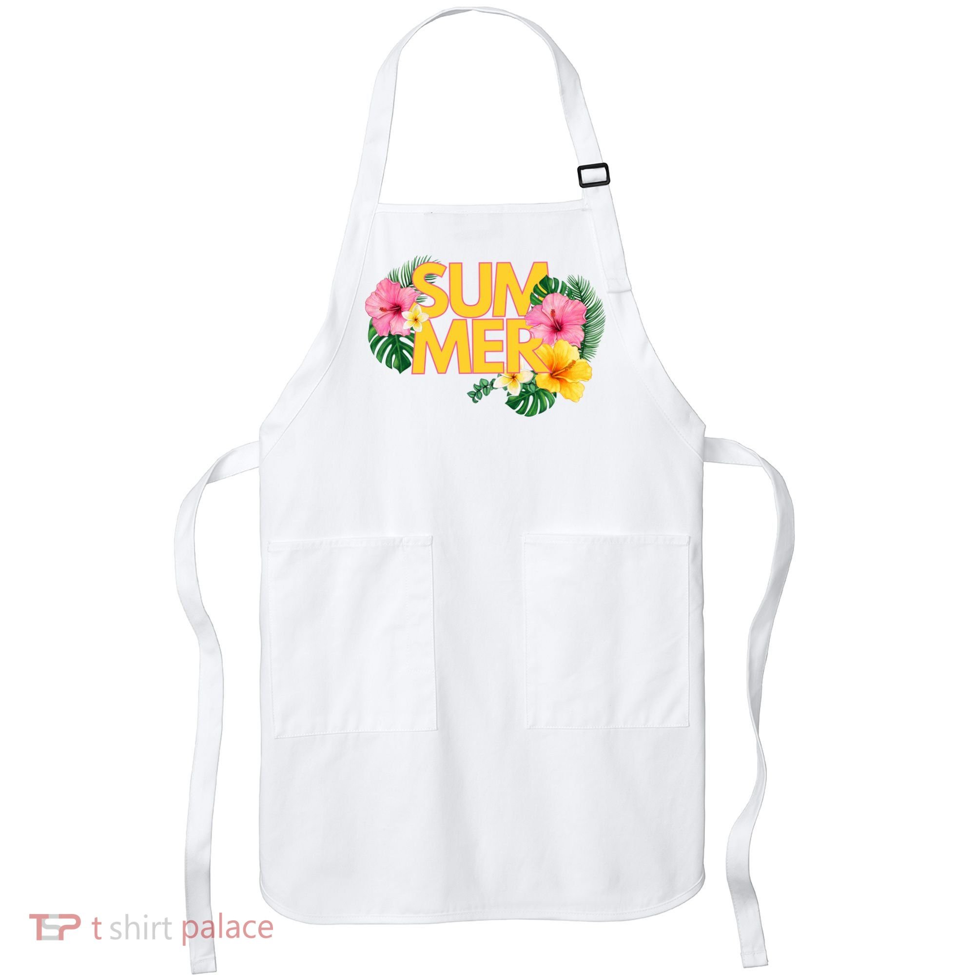Summer Tropical Floral Apron