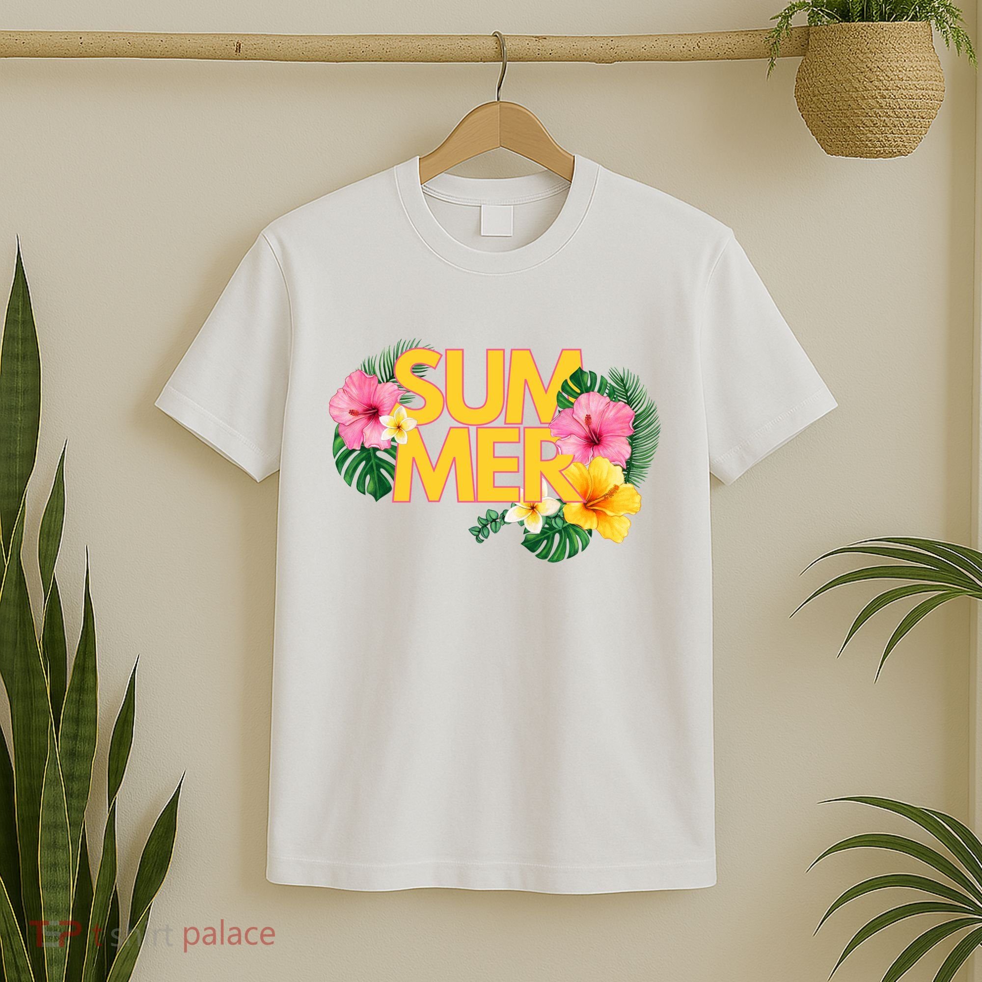 Summer Tropical Floral T-Shirt