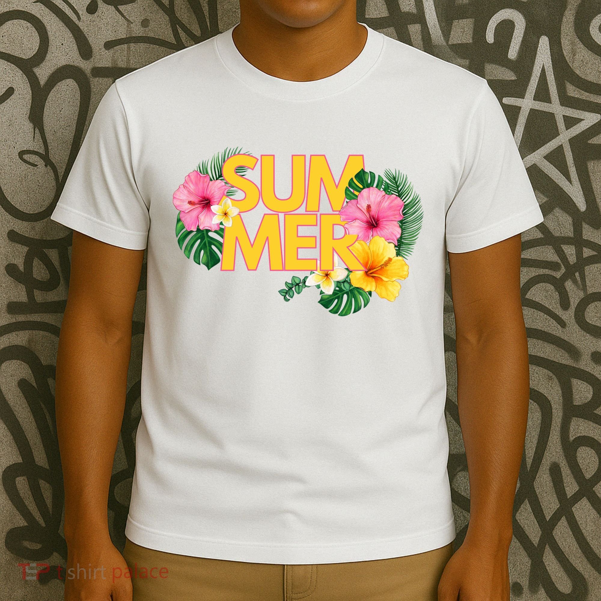Summer Tropical Floral T-Shirt