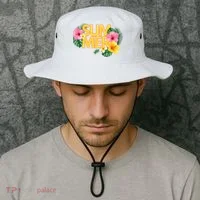 Summer Tropical Floral Bucket Hat thumb 2