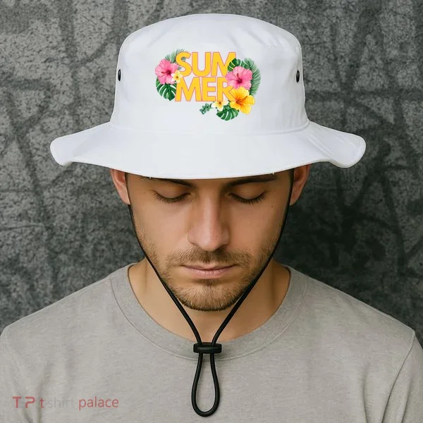 Summer Tropical Floral Bucket Hat