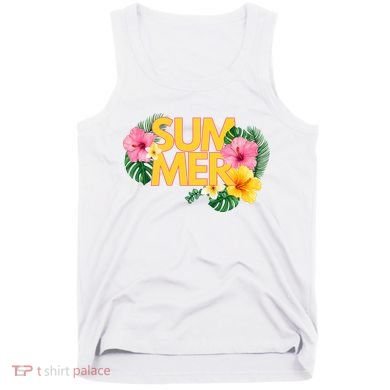 Summer Tropical Floral Tank Top