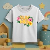 Summer Tropical Floral Toddler T-Shirt thumb 3