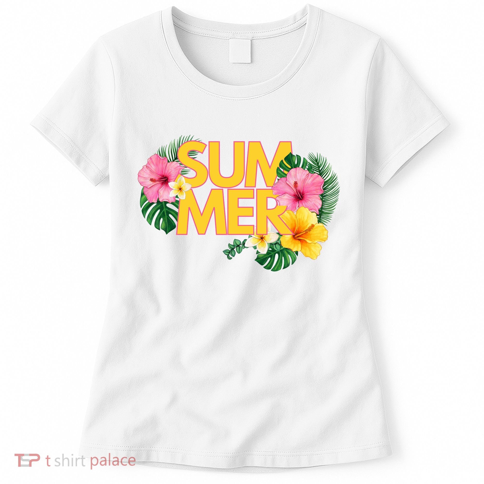 Summer Tropical Floral Women's T-Shirt