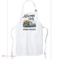 Sunflower Truck Farm Always Stay Humble And Kind Apron thumb 0