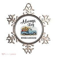 Sunflower Truck Farm Always Stay Humble And Kind Ornament thumb 0