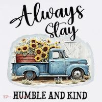 Sunflower Truck Farm Always Stay Humble And Kind Women's Tank Top thumb 5