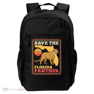 Save The Florida Panther Retro Wildlife Cougar Backpack