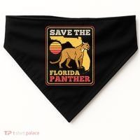 Save The Florida Panther USA-Made Doggie Bandana thumb 0