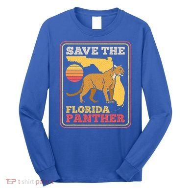 Save The Florida Panther Long Sleeve Shirt