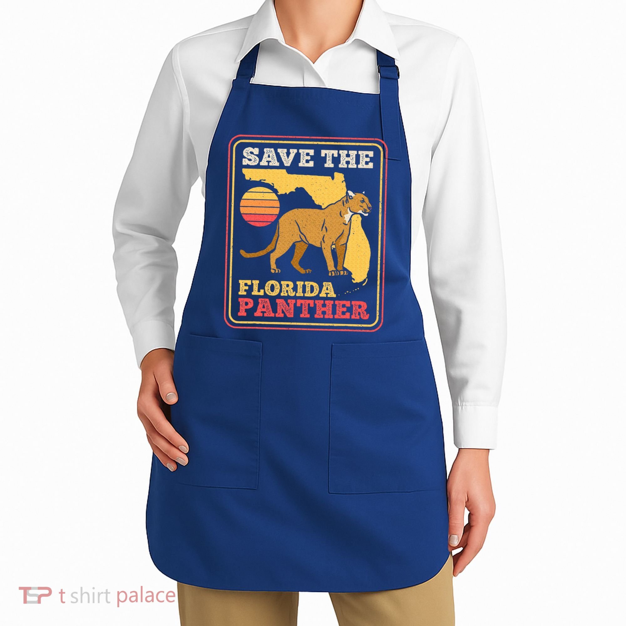 Save The Florida Panther Apron