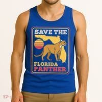 Save The Florida Panther Tank Top thumb 3