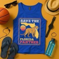 Save The Florida Panther Tank Top thumb 4