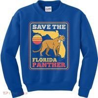 Save The Florida Panther Kids Sweatshirt thumb 0