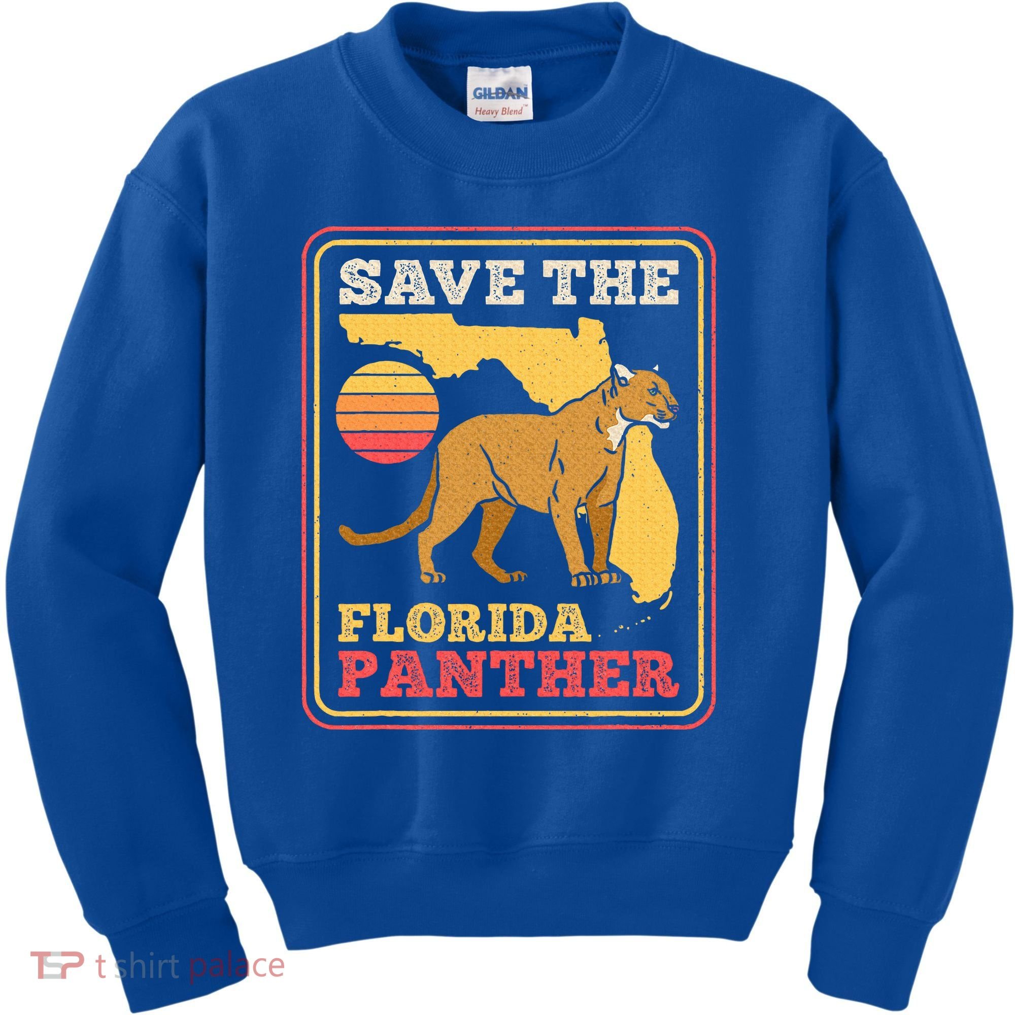 Save The Florida Panther Kids Sweatshirt