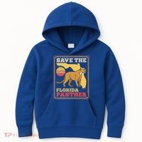 Save The Florida Panther Kids Hoodie thumb 0