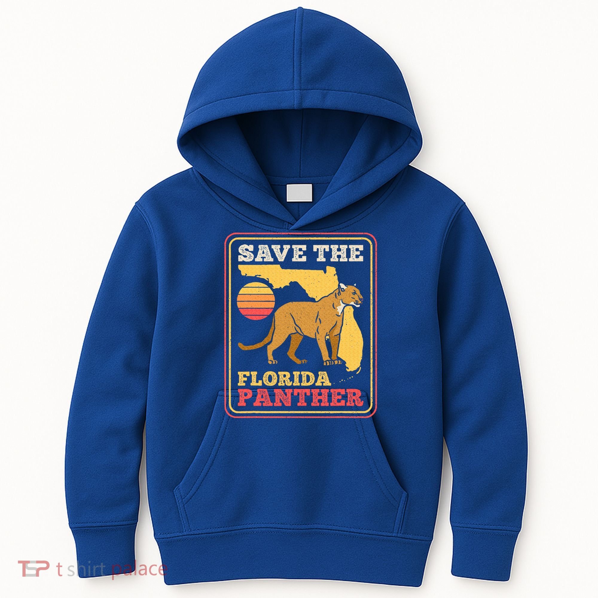 Save The Florida Panther Kids Hoodie