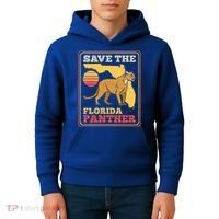 Save The Florida Panther Kids Hoodie thumb 4