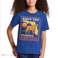 Save The Florida Panther Kids T-Shirt thumb 2
