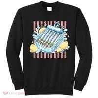 Sardines Tinned Fish Retro Striped Kawaki Anime Sweatshirt thumb 0