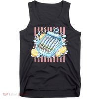 Sardines Tinned Fish Retro Striped Kawaki Anime Tank Top thumb 0