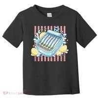 Sardines Tinned Fish Retro Striped Kawaki Anime Toddler T-Shirt thumb 0