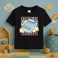 Sardines Tinned Fish Retro Striped Kawaki Anime Toddler T-Shirt thumb 3