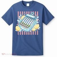 Sardines Tinned Fish Retro Striped Kawaki Anime T-Shirt thumb 0
