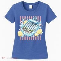 Sardines Tinned Fish Retro Striped Kawaki Anime Women's T-Shirt thumb 0