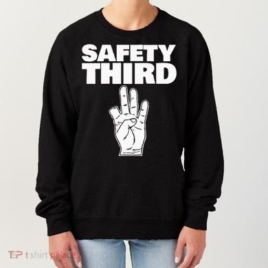 Safety Third Funny Missing Finger Safety Third Women's Sweatshirt