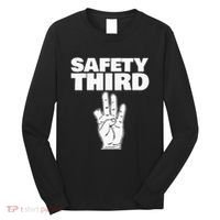 Safety Third Funny Missing Finger Safety Third Long Sleeve Shirt thumb 0