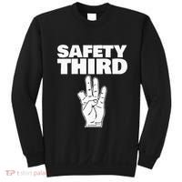 Safety Third Funny Missing Finger Safety Third Sweatshirt thumb 0