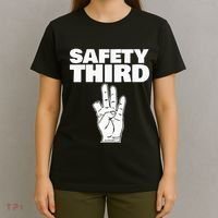 Safety Third Funny Missing Finger Safety Third T-Shirt thumb 4