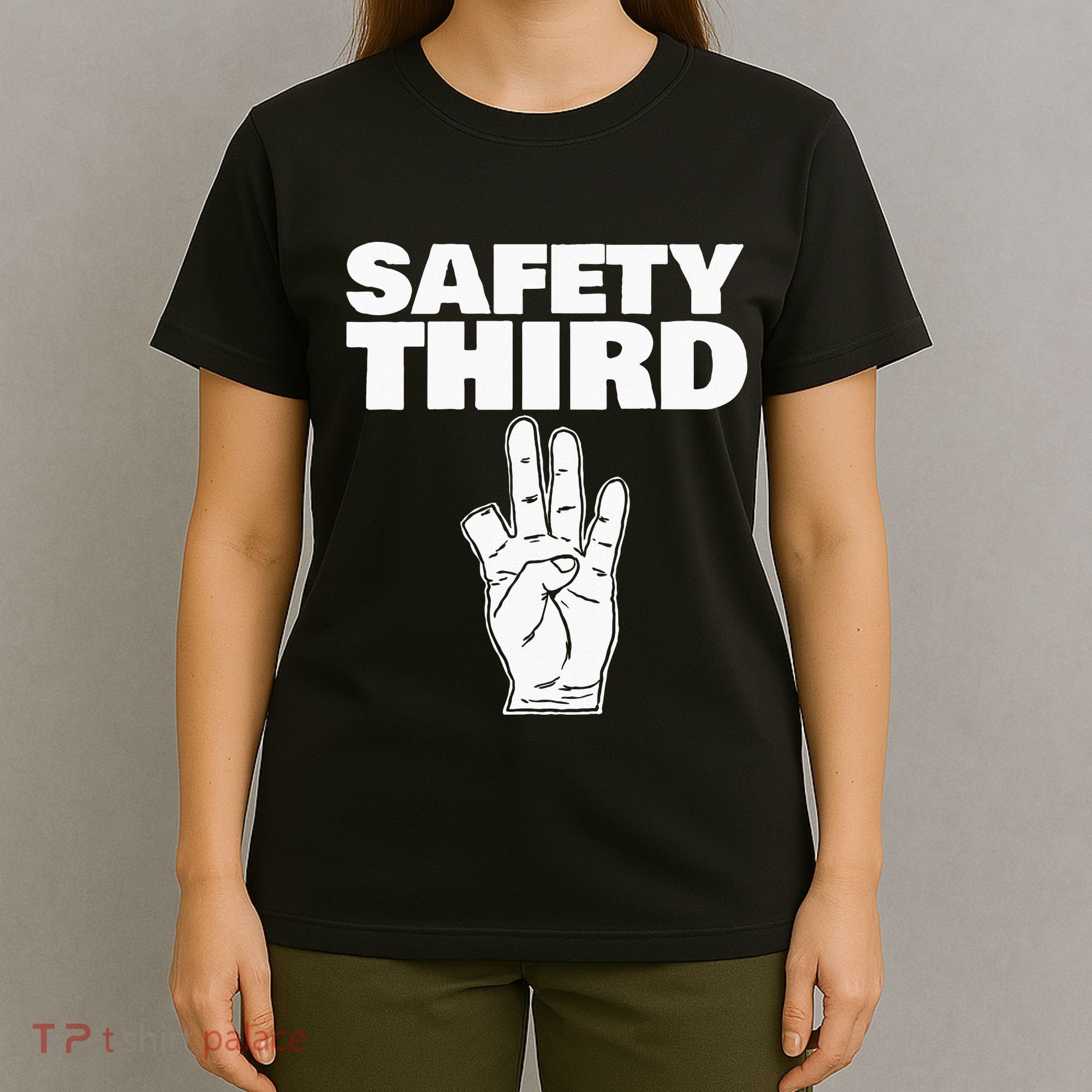 Safety Third Funny Missing Finger Safety Third T-Shirt