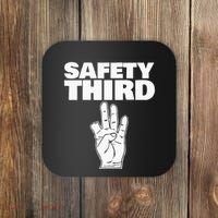 Safety Third Funny Missing Finger Safety Third Coaster thumb 0