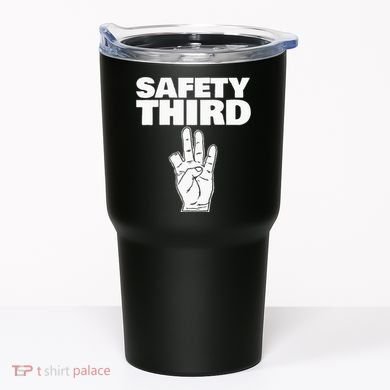 Safety Third Funny Missing Finger Safety Third Tumbler