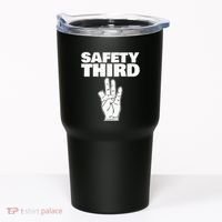 Safety Third Funny Missing Finger Safety Third Tumbler thumb 0